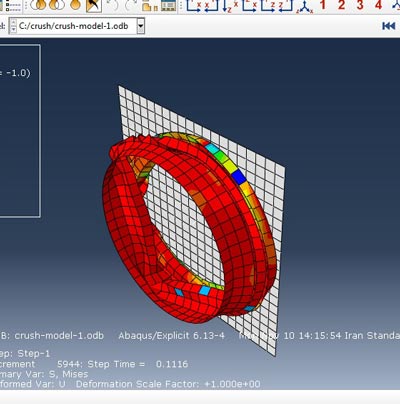 آموزش شبیه سازی فرایند پرس کاری در آباکوس